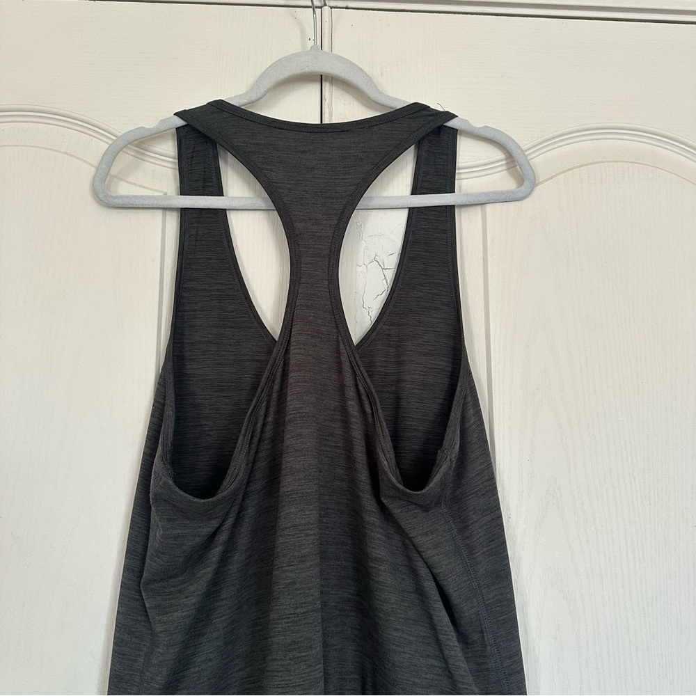 Vuori Lux Harem Sleeveless Racerback Jumpsuit Charcoal Heather Grey Size XL - Picture 7 of 9